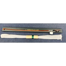 J. Thibouville-Lamy Master Bow - Joseph Alfred Lamy Style with 925 Silver, Striped Lapping - Violin - B-Stock - CL2303