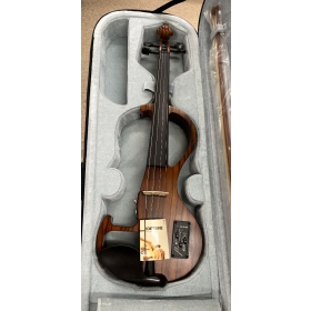 Hidersine Electric Violin Outfit - Zebrawood Finish - B-Stock - CL2355