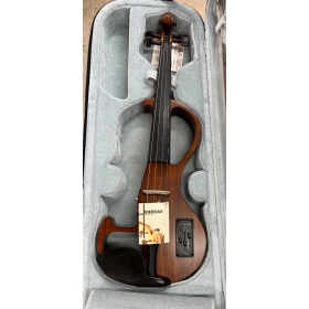 Hidersine Electric Violin Outfit - Zebrawood Finish - B-Stock - CL2356