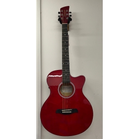 Brunswick Grand Auditorium Electro Dark Red Gloss-B stock-CL2524