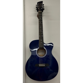 Brunswick Grand Auditorium Electro Dark Blue Gloss-B stock-CL2656