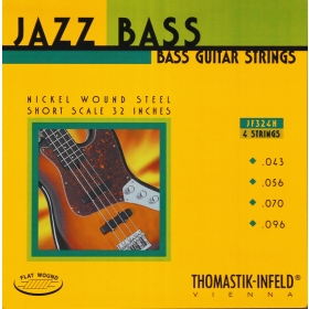 Thomastik Jazz Bass Strings for Hofner Bass Strings SET Flatwound