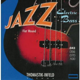 Thomastik Jazz Bass Strings SET. Flatwound. 5 String. Gauge 43-118