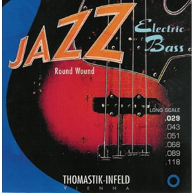 Thomastik Jazz Bass Strings SET. Roundwound. 5 String. Gauge 43-118