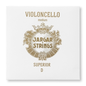 Jargar Cello D String. Superior Series Medium - 4/4 Size