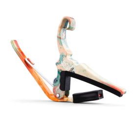 Kyser Capo Acoustic Quick Change x Gopherwood Indigo Dyeing