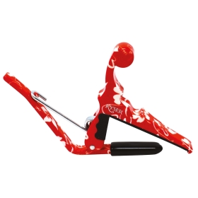 Kyser Capo Ukulele Red Hibiscus