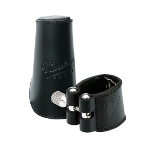 Vandoren Ligature & Cap Bb Clarinet Leather with Leather Cap