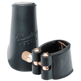 Vandoren Ligature & Cap Soprano Sax Leather and Leather Cap