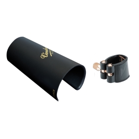 Vandoren Ligature & Cap Soprano Sax Leather and Plastic Cap