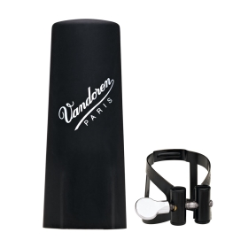 Vandoren Ligature & Cap Clarinet Eb M/O Masters Optimum - Plastic Cap - Black 