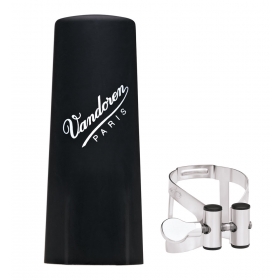 Vandoren Ligature & Cap Clarinet Eb Pewter M/O+Plastic