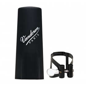 Vandoren Ligature & Cap Alto Clarinet Black M/O+Plastic