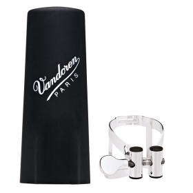 Vandoren Ligature & Cap Alto Clarinet Silver M/O+Plastic