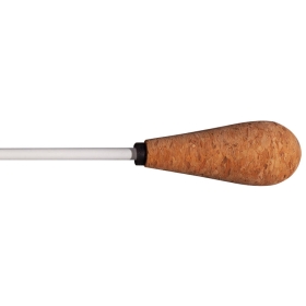 Montford Baton 12" White Lacquer Cork Pear