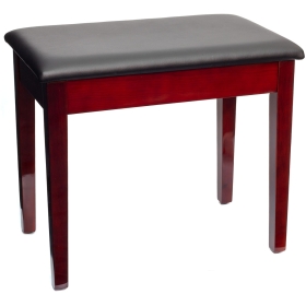 Montford Storage Piano Stool - Gloss Mahogany Finish