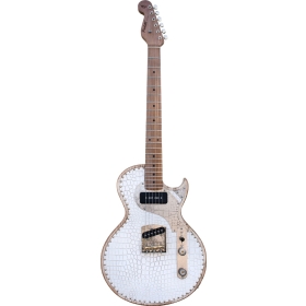 Paoletti Guitars Seicento Richard Fortus Signature 2 - White Leather