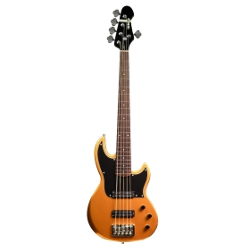 Shergold Libertine Standard Bass SBL15 Metallic Gold Gloss - 5 String