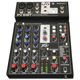 Peavey Mixer PV 6 BT (Bluetooth)