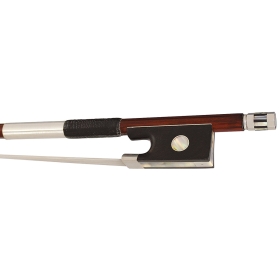 Hidersine Premium Violin Bow 1/2 Pernambuco Silver Mounted Round