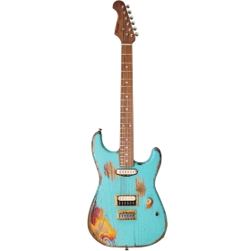 Paoletti Guitars Loft Alfa HS Heavy Surf Green - Rob Chapman Custom