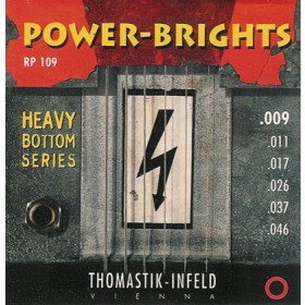 Thomastik Powerbright SET. Heavy Bottom Gauge 0.010 - STEEL TIN PLATED