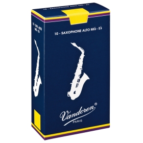 Vandoren Alto Sax Reeds 1 Traditional (10 BOX)