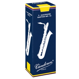 Vandoren Baritone Sax Reeds 2.5 Traditional (5 BOX)