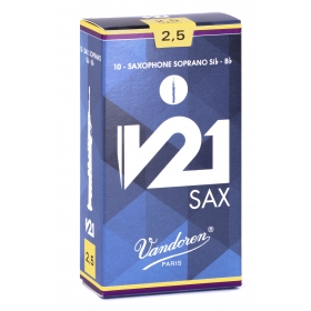 Vandoren Soprano Sax Reeds 2.5 V21 (10 BOX)