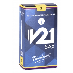 Vandoren Soprano Sax Reeds 3 V21 (10 BOX)