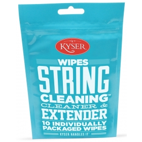 Kyser Care String Cleaner and Lubricant Wipes x10
