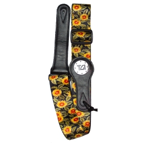 TGI Guitar Strap Sunflowers