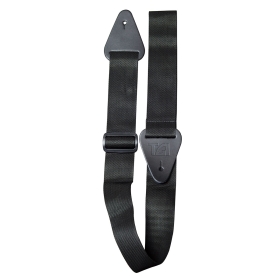 TGI Guitar Strap Woven. Plain Black