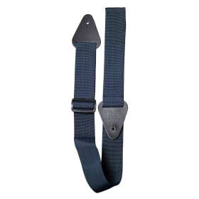 TGI Guitar Strap Woven. Plain Navy Blue