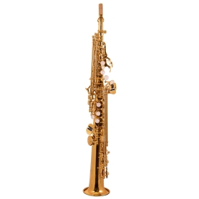 Trevor James 'The Horn' Soprano Sax Outfit 2 Piece - Gold Lacquer