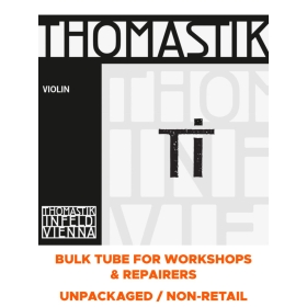 Thomastik-Infeld Ti Violin E. Carbon steel, tin plated 4/4 - BULK x 12 