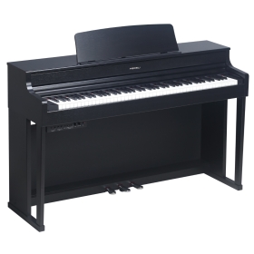 Medeli FORTE Series Digital Upright Piano. 88 Key. Black Satin