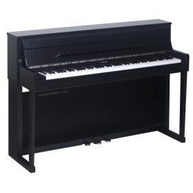 Medeli FORTE Series Digital Upright Piano. Bluetooth. 88 Key. Black Satin