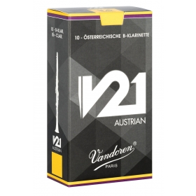 Vandoren Bb Clarinet Reeds 2.5 V21 Austrian (10 BOX)