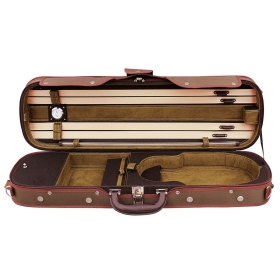 Hidersine Violin Case 4/4 Light Oblong - Olive