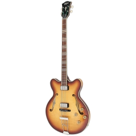 Hofner HCT Verythin Bass - Sunburst - Short Scale
