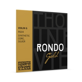 Rondo Gold Violin String G. Synthetic Core, Silver  4/4
