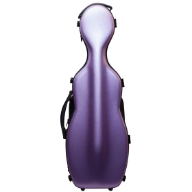 Hidersine Violin Case - Polycarbonate Gourd Brushed Purple