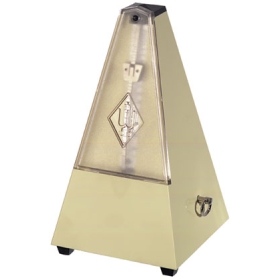 Wittner Metronome. Plastic. Ivory White. With Bell.