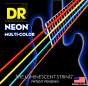 DR Strings Hi-Def Neon Multi-Colour Bass Medium 5 String (40-120)