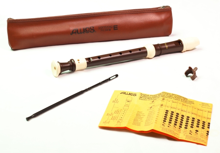 Aulos Descant Recorder 703W Haka