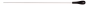 Montford Baton 16" White Lacquer ABS Taper