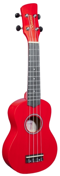 Brunswick Soprano Ukulele Red Gloss - Aquila Strings