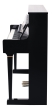 Medeli FORTE Series Digital Upright Piano. 88 Key. Black Gloss