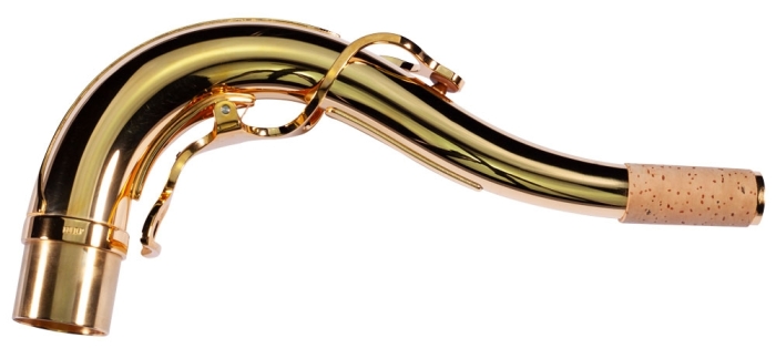 Yanagisawa Tenor Sax Neckpipe. Bronze Gold Plated